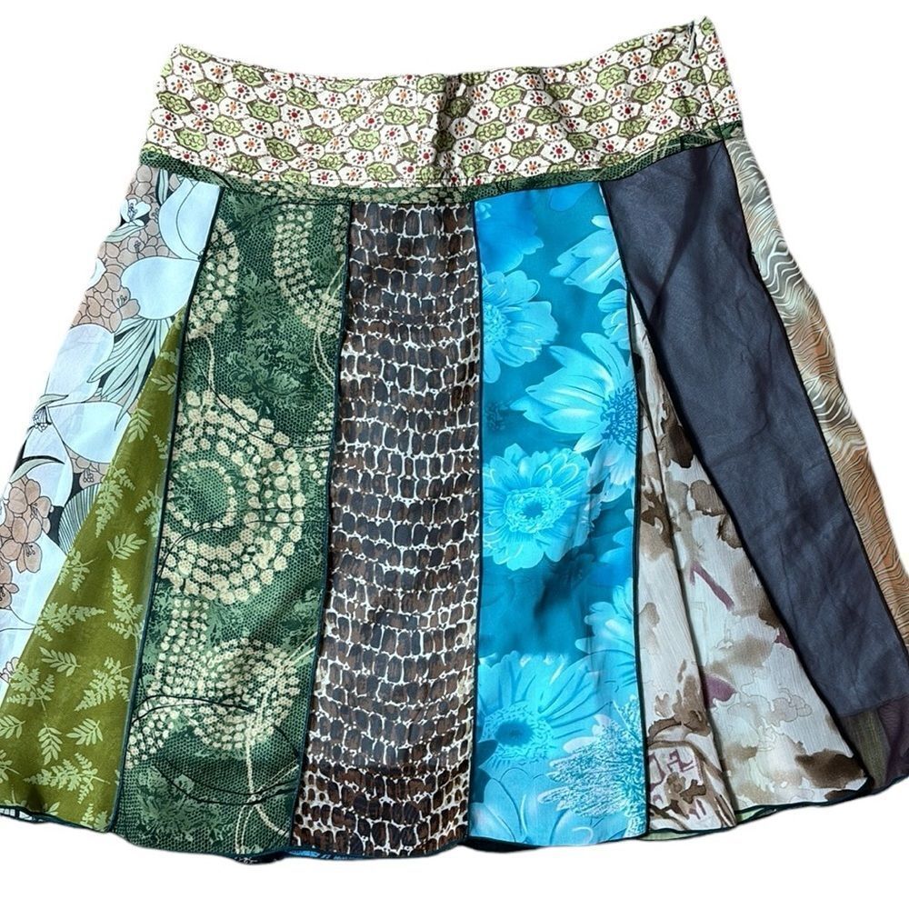 vintage patchwork y2k patterned mixed media fairy… - image 5